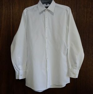 Sold!! Hugo Boss Slim Fit White Dress Shirt